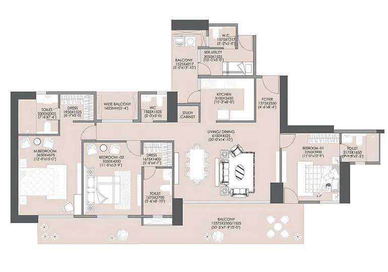 2BHK Luxury Apartment